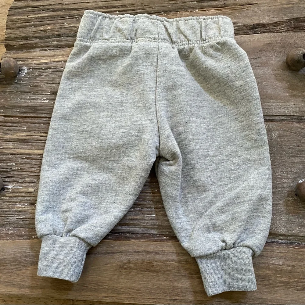 Nike Newborn Heather Gray Logo Joggers‎
